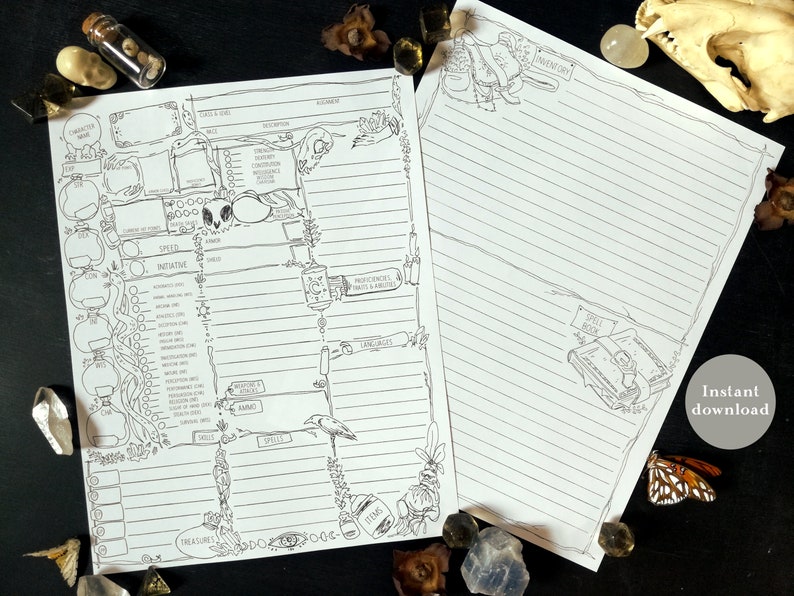 Dnd Resource Bundle D D 5e Printable Sheets Etsy dnd-resource-bundle-d-d-5e-printable-sheets-etsy