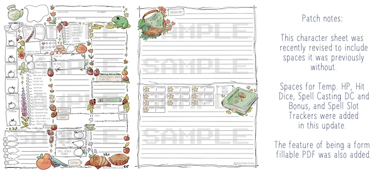 Cottagecore Character Sheet Colored D D 5e Printable Etsy cottagecore-character-sheet-colored-d-d-5e-printable-etsy