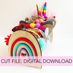 Headband Holder - Instant Digital Download - Bow Organizer - SVG File - Laser Cut Home Decor