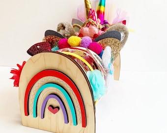 Headband Holder - Accessory Storage - Headband Organizer - Headband Display - Girl Room Decor