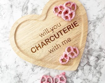 Charcuterie Board - Valentine Gift - Valentines Day - Galentines Gift - Treat Tray - Cheese Board - Fun Gifts - Unique Gifts - Serving Tray