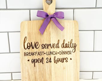 Engraved Wood Cutting Board - Charcuterie Board - Valentine - Love - Galentine