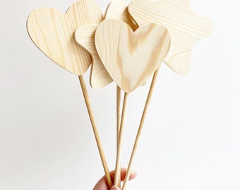 Personalized Wood Wands - Kids Craft - Costume Accessory - Princess Accessory - Party Favors