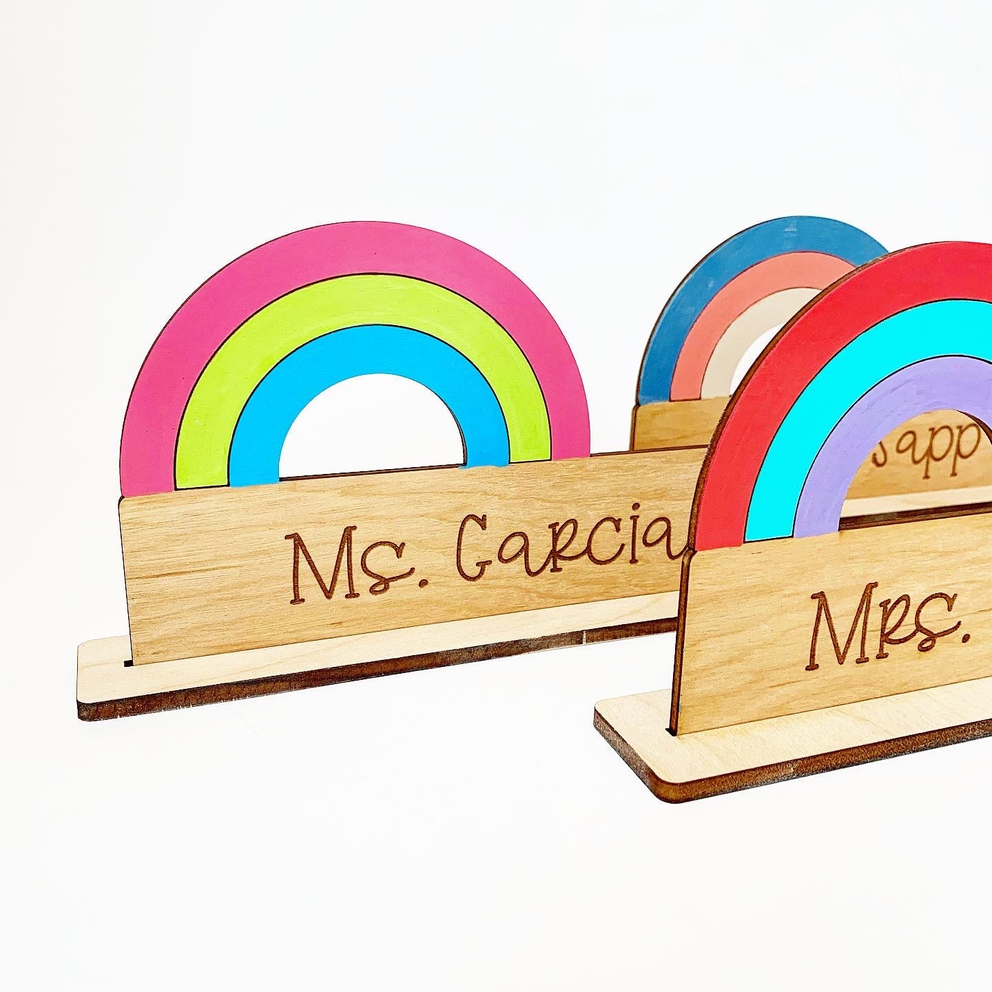Teacher Desk Name Signs Name Plates Etsy