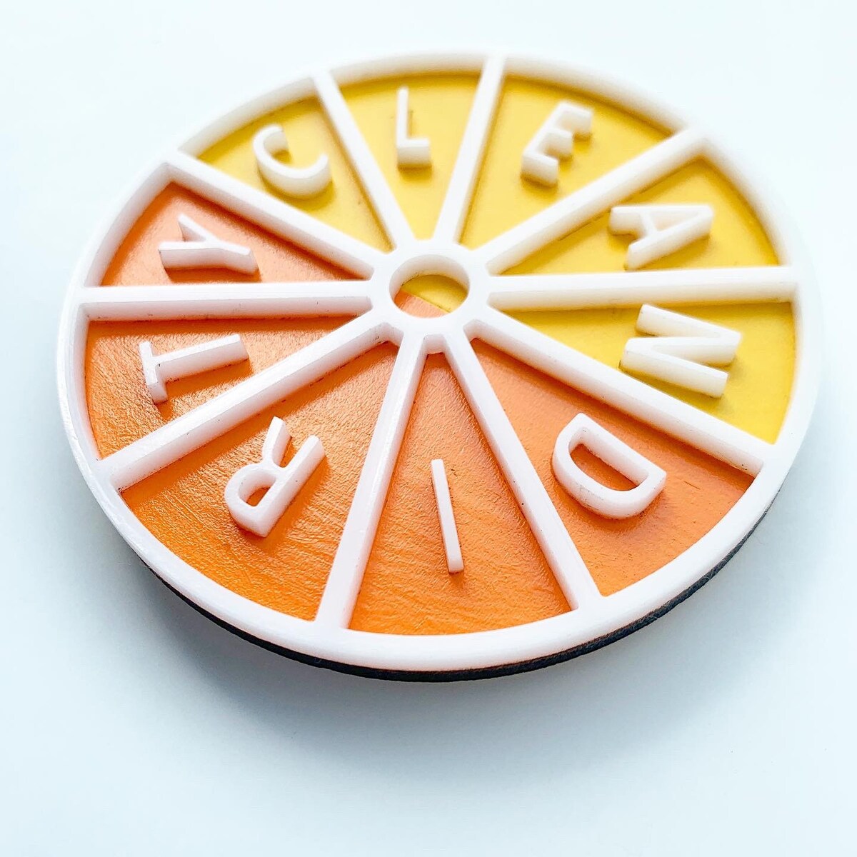 Clean Dirty Citrus Dishwasher Magnet