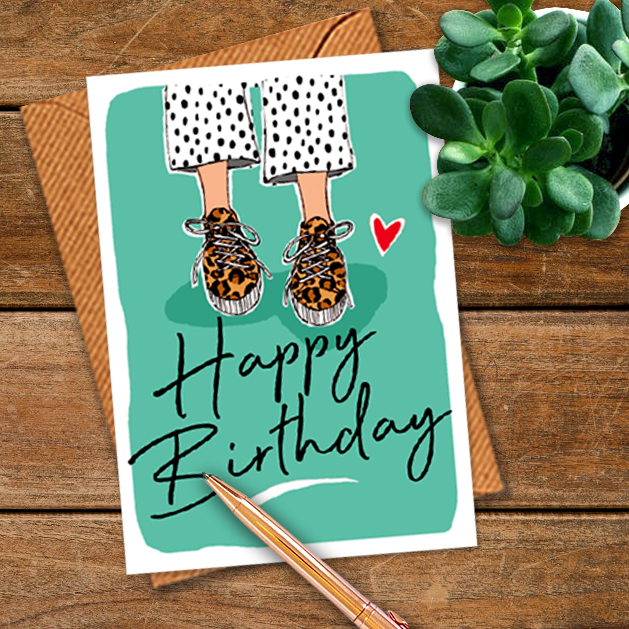 Happy birthday Leopard print lover polka dot lover | Etsy