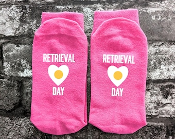 IVF socks, Egg Retrieval Day Gift, IVF Gift, IVF Lucky Socks, Fertility Journey, Pregnancy Socks