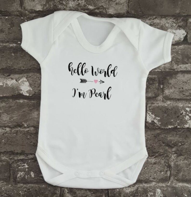 personalised baby coming home outfit