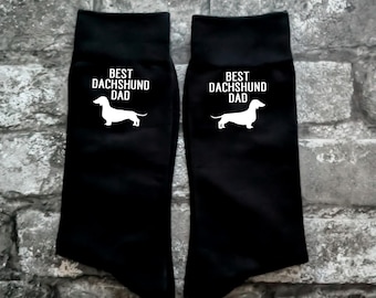 Dad Dachshund Socks, Father's Day Gift, Christmas Gift, Dachshund Gift, Stocking Filler, Men's Birthday Gift, Dad Gift, Best Dachshund Dad,