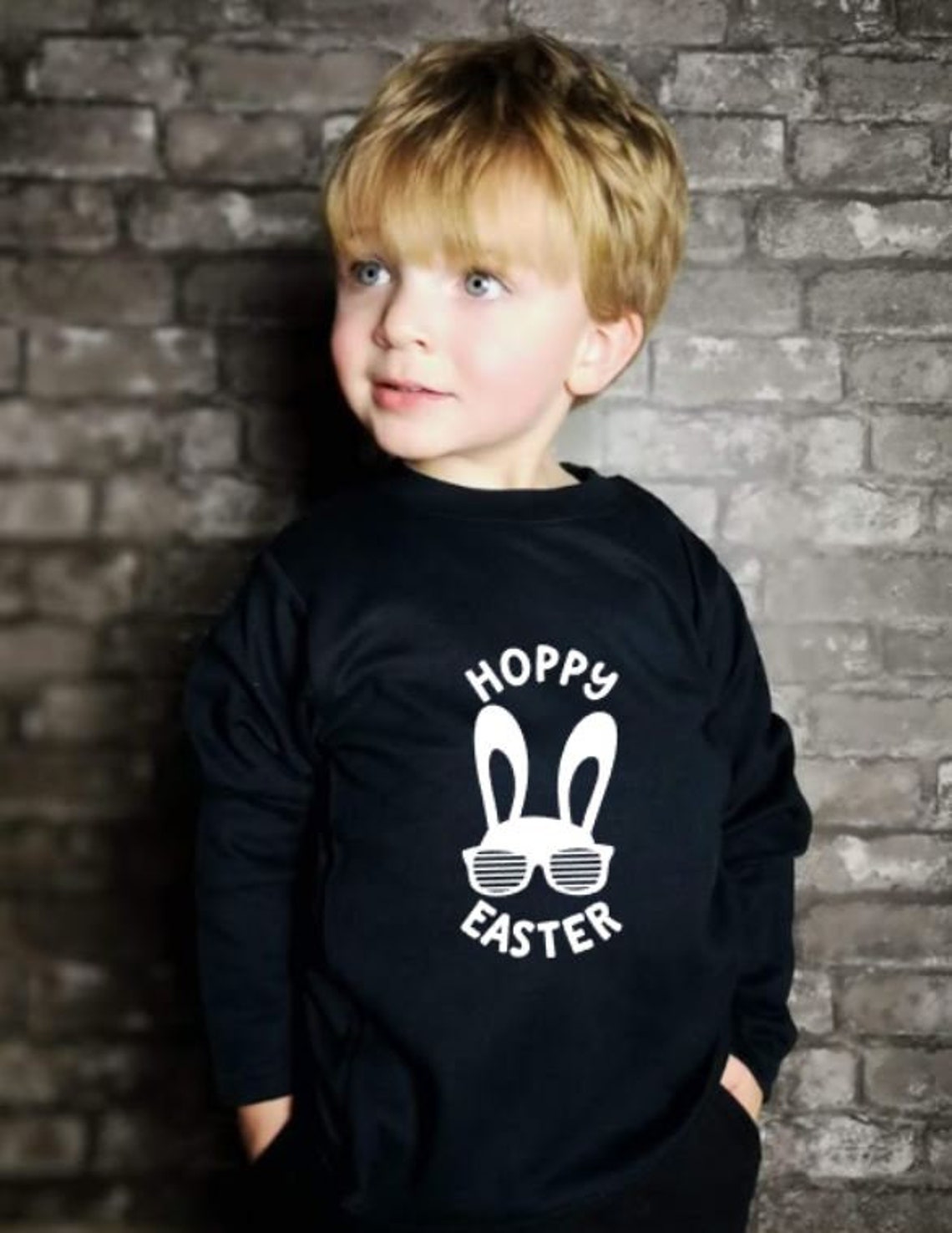 Hoppy Easter Baby T Shirt Easter Baby Clothes Bunny Toddler Etsy