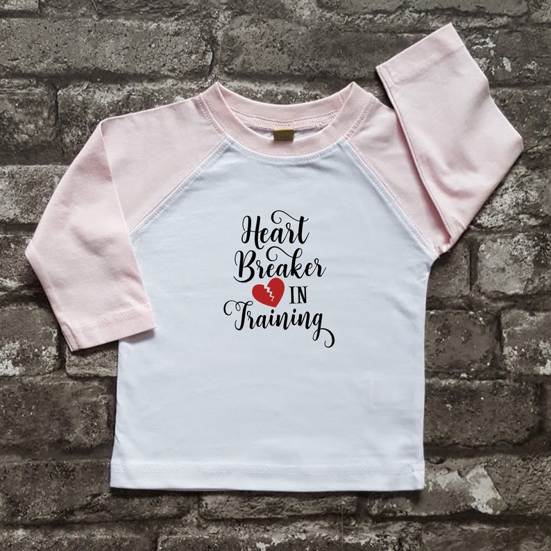 Valentine T Shirt, Kids Valentine Baseball Top, Baby Valentine T shirt, Toddler Raglan Tee, Baby Raglan T Shirt, Kids Clothes, Baby Clothes Pink