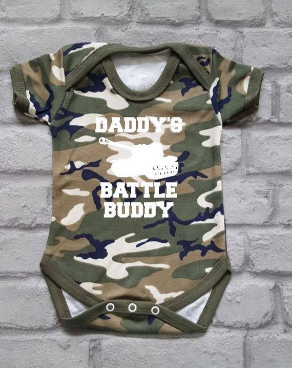 camo baby grow