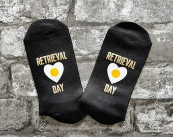 IVF socks, Egg Retrieval Day Gift, IVF Gift, IVF Lucky Socks, Fertility Journey, Pregnancy Socks