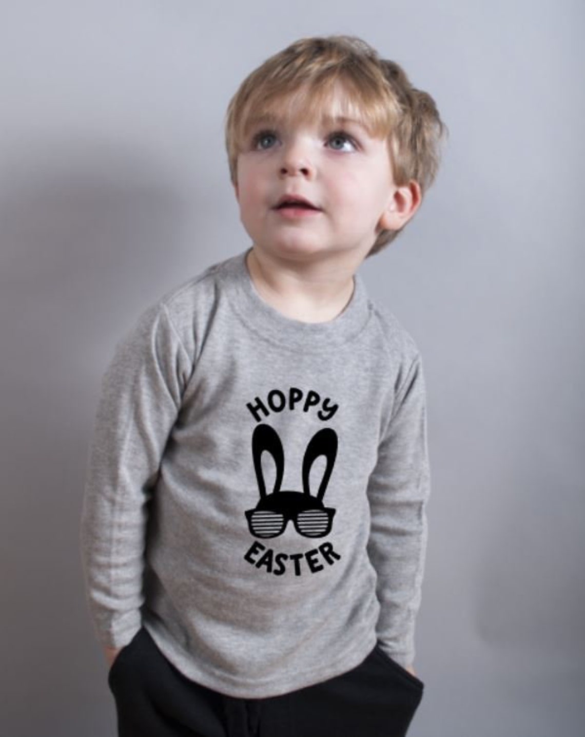 Hoppy Easter Baby T Shirt Easter Baby Clothes Bunny Toddler Etsy