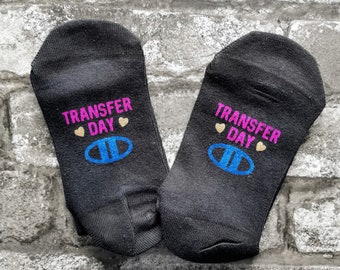 IVF socks, Transfer Day, IVF Gift, IVF Lucky Socks, Fertility Journey, Pregnancy Socks,