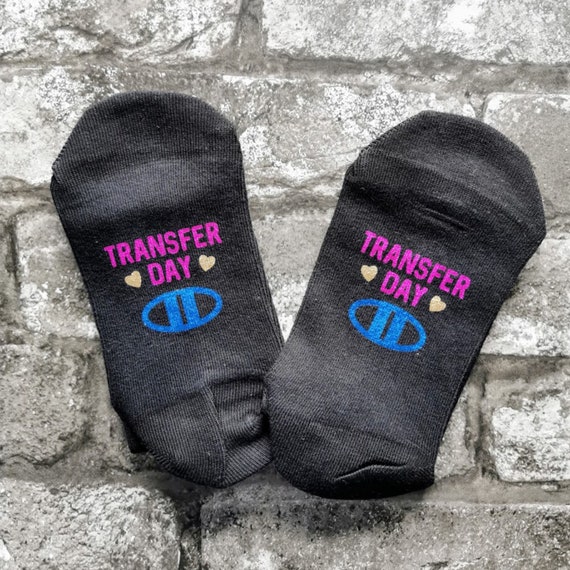 IVF Socks Transfer Day IVF Gift IVF Lucky Socks Fertility Etsy