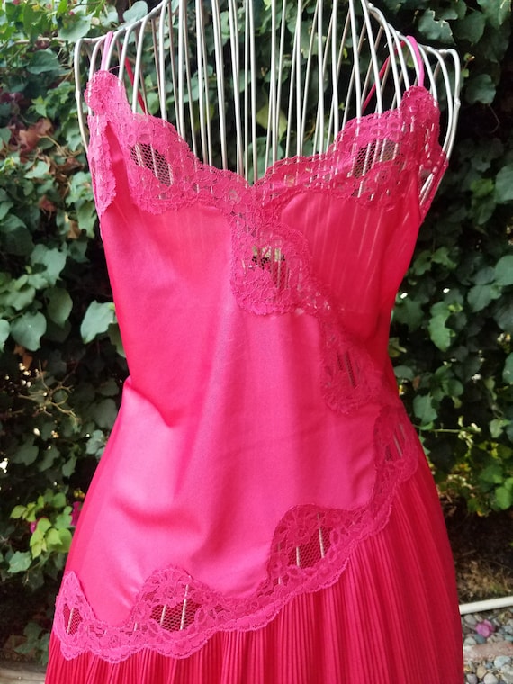 Vintage 80's Nightgown/Negligee - Lace Nightgown -