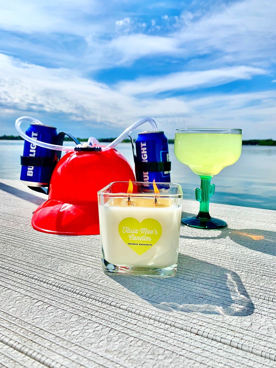 Redneck Margarita Scented 12 Oz Wood Wick Soy Candle Etsy