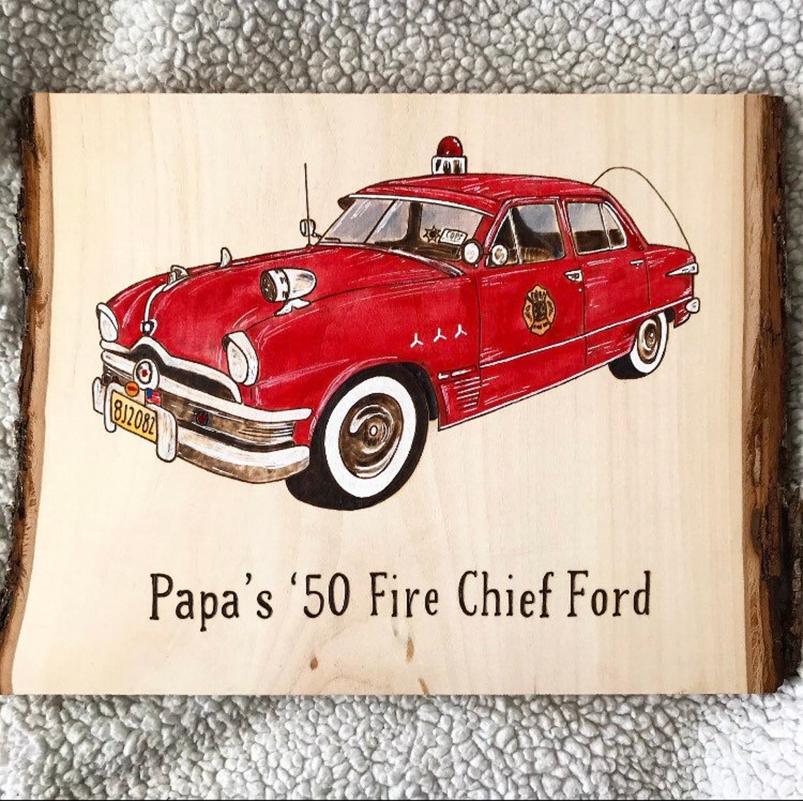 Custom Car Portrait Gift Personalized Classic Car Gift for | Etsy