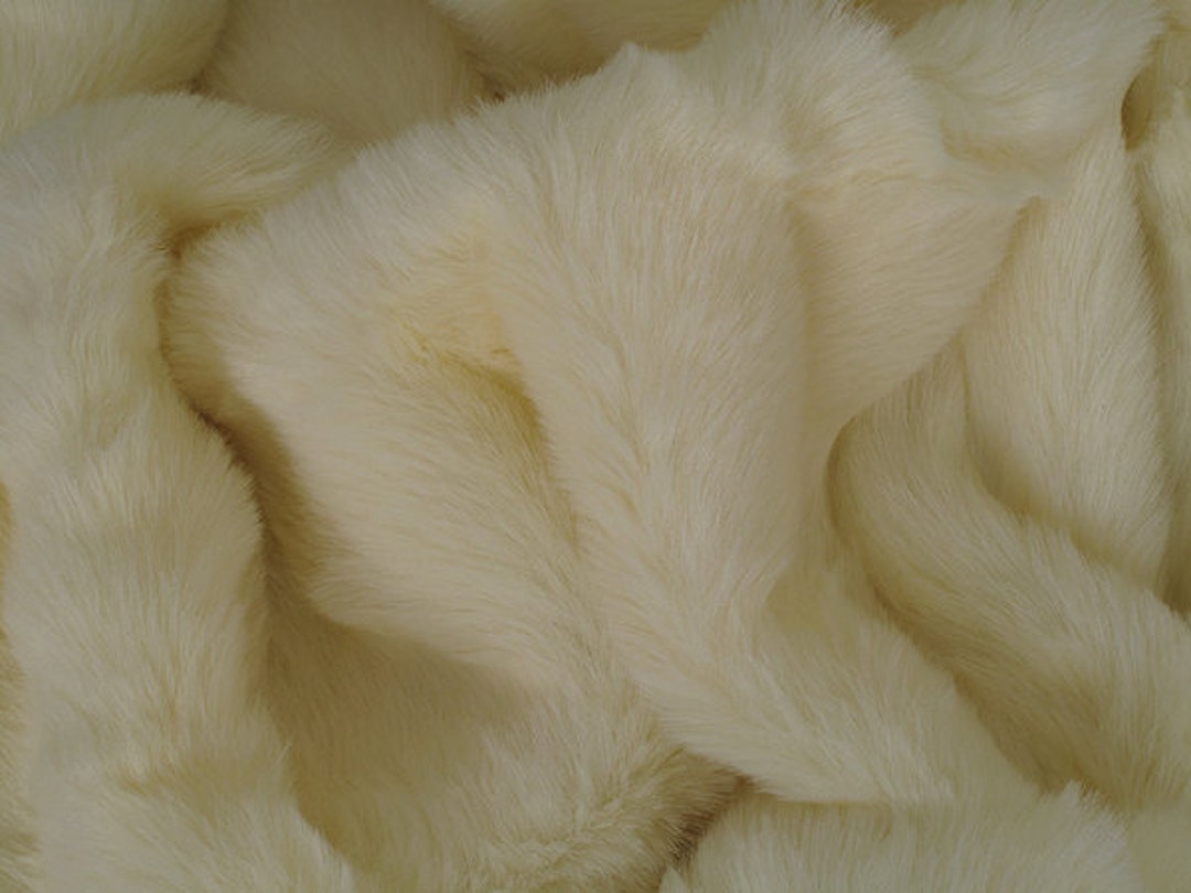 Cream Polar Bear Faux Fur Throw. Fur Bed Throw. Fur Sofa Etsy