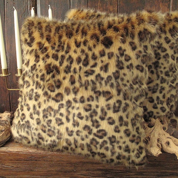 large leopard print cushions