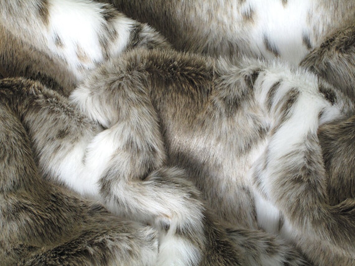 Luxury Beige Lynx Faux Fur Blanket Throw Faux Fur Throw Etsy