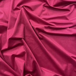 Hot Pink Velvet Fabric | Plain Pink Velvet Fabric |  Pink Craft Fabric | Pink Upholstery Fabric | Velvet Upholstery Fabric | Pink Fabric |