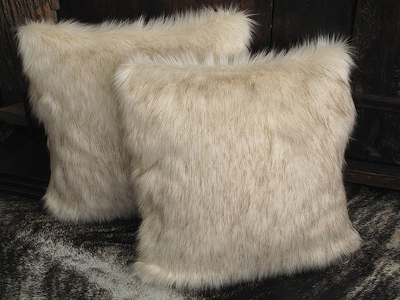 fur cushion