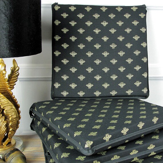 Gold chair pads sale