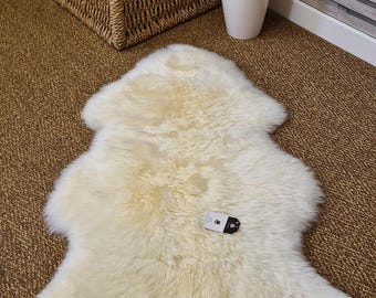 Large Ivory Sheepskin Rug | Natural Australian Sheepskin