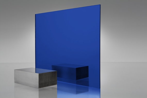 1/8 X 24 X 48 Blue #2424 Acrylic Mirror Sheet
