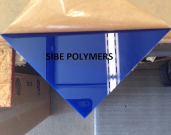 Acrylic Plexiglass Plastic Sheet - 1/8" Thick - Translucent - Pick Your Size and Color