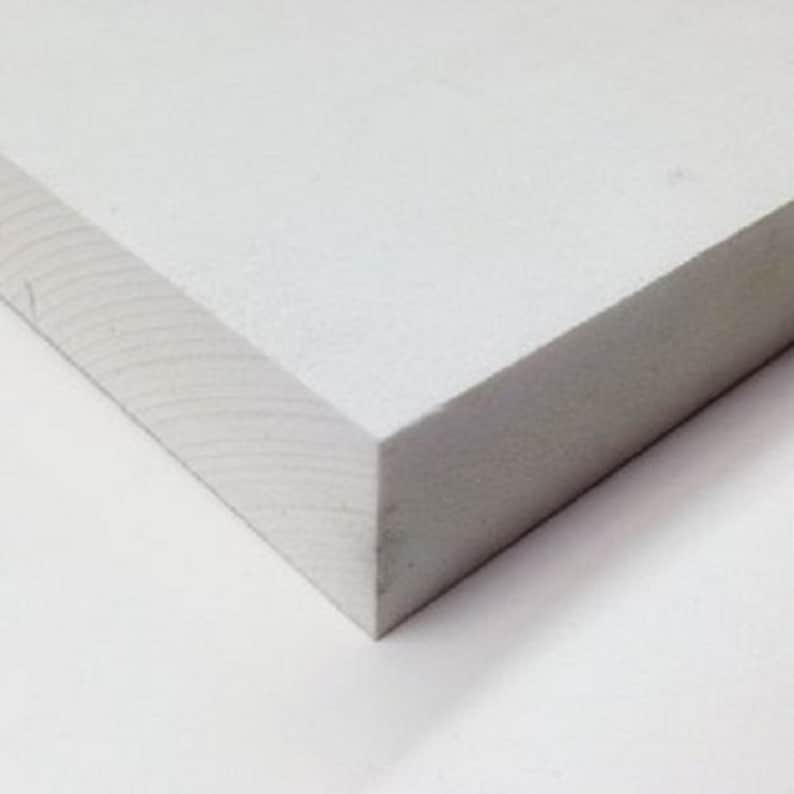 White Sintra PVC Foam Board Plastic 1/8 3 mm Thick Etsy