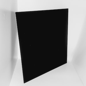 Acrylic Black Plexiglass  24&quot;x 36&quot; - 1/8&quot; Thick - Plastic Sheet