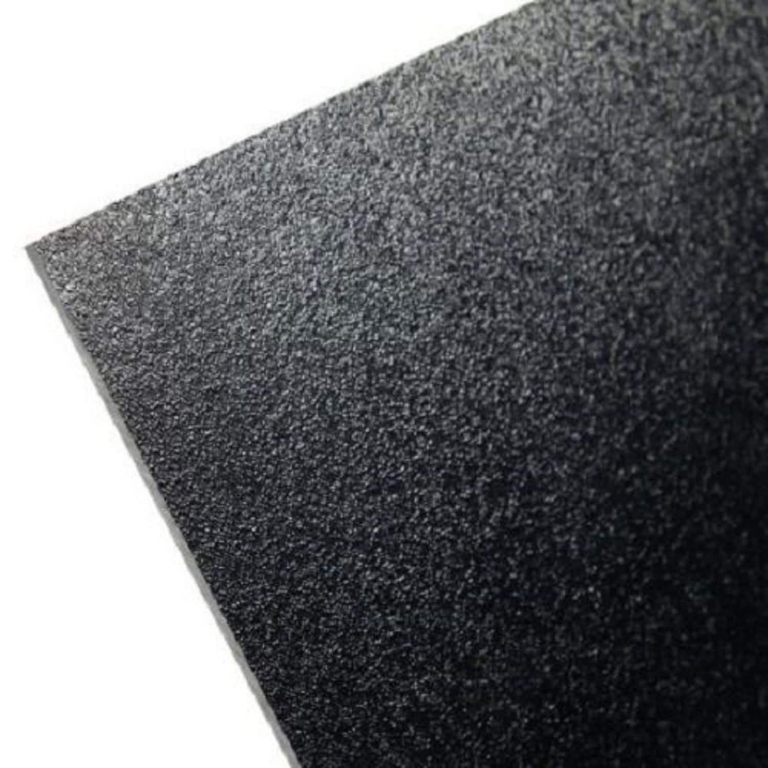 Sibe-R Plastic Supply KYDEX T BLACK Plastic Sheet 0.028 thick - 6 X 12 