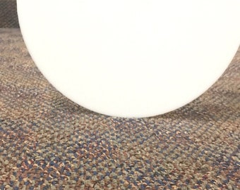 Acrylic Plexiglass Plastic Round Circle Disc - 1/8&quot; Thick - White - Pick Your Size