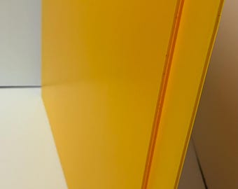 5-Pack Corrugated Plastic Blank Signs - 4mm Thick - Yellow - 24" x 18" Horizontal