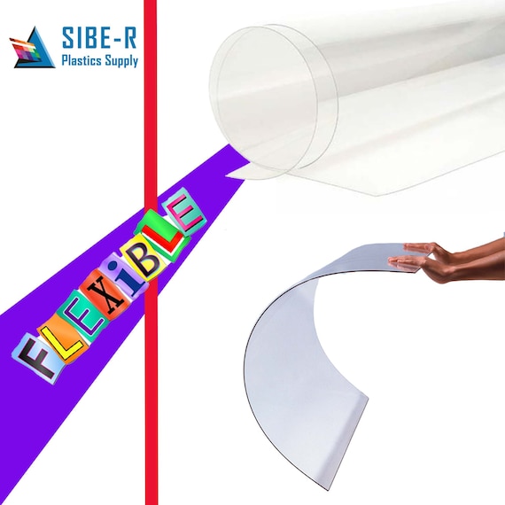 3mm 12" x  24" ^ Sibe-R Plastic Supply℠ Palsun polycarbonate clear sheet 1/8" 