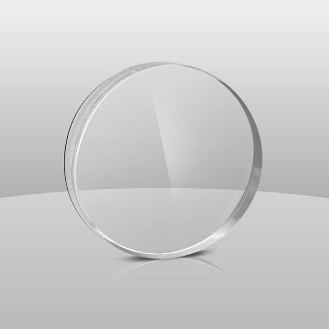 Toile de fond acrylique ronde Feuille de plexiglas Disque de gâteau rond  Feuille d'acrylique transparent