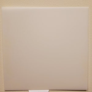 HDPE (High Density Polyethylene) Plastic Sheet - 0.060&quot; Thick - Natural - 23&quot; x 23&quot;
