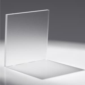 Acrylic Plexiglass Plastic Sheet - 1/8&quot; Thick - Clear Frosted - Choose Your Size
