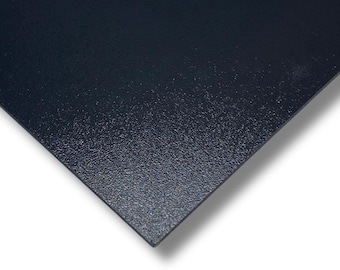 Lámina de plástico Kydex-V (P1) - 0,060" de espesor - Negra - 24" x 24" - Formado al vacío