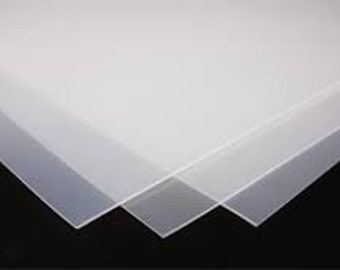 HDPE Flexible Translucent Plastic Sheet 1/16" (.060") 24" x 24"  -