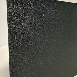 ABS Plastic Sheet - 1/4" Thick - Black - Pick Your Size