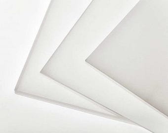 HDPE (High Density Polyethylene) Plastic Sheet - Flexible - 1/30&quot; (.030&quot;) Thick - Translucent - 48&quot; x 24&quot; - Stencil Template