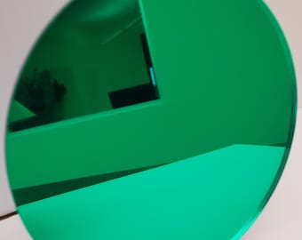 Acrylic Plexiglass Plastic Disc - 1/8" Thick (3mm) - Round Plastic Sheet - Pick Your Size and Color