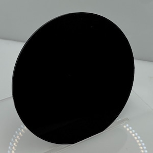 Acrylic Plexiglass Plastic Circle Disc Round - 1/8" Thick - Black - Choose Your Diameter