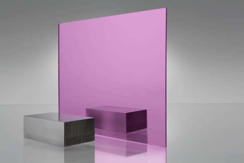 Acrylic Mirror Clear Plexiglass 1//8/" x 24/" x 24” Plastic Sheet