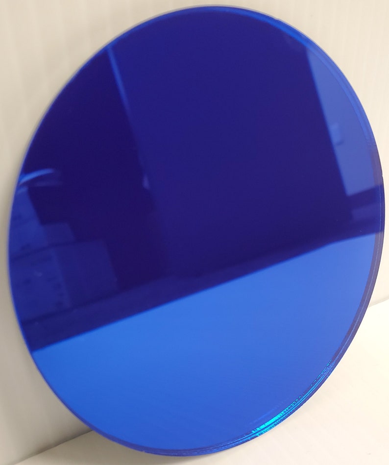 Mirror Acrylic Dark Blue or Light Blue Plexiglass 1/8 Etsy