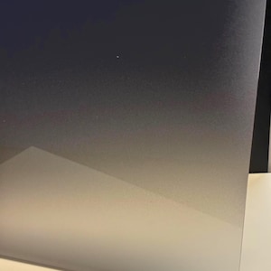 Acrylic Clear Frosted Plexiglass plastic sheet - 1/8" Thick - 12" x 24"